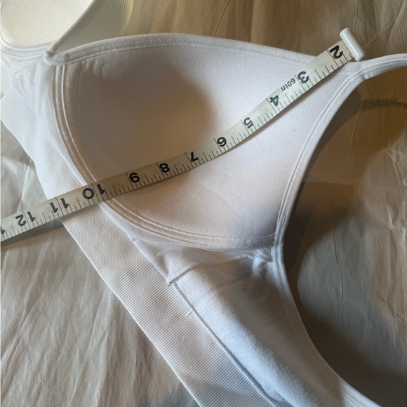 Hanes Women's White Ribbed Bralette - Picture 5 of 7